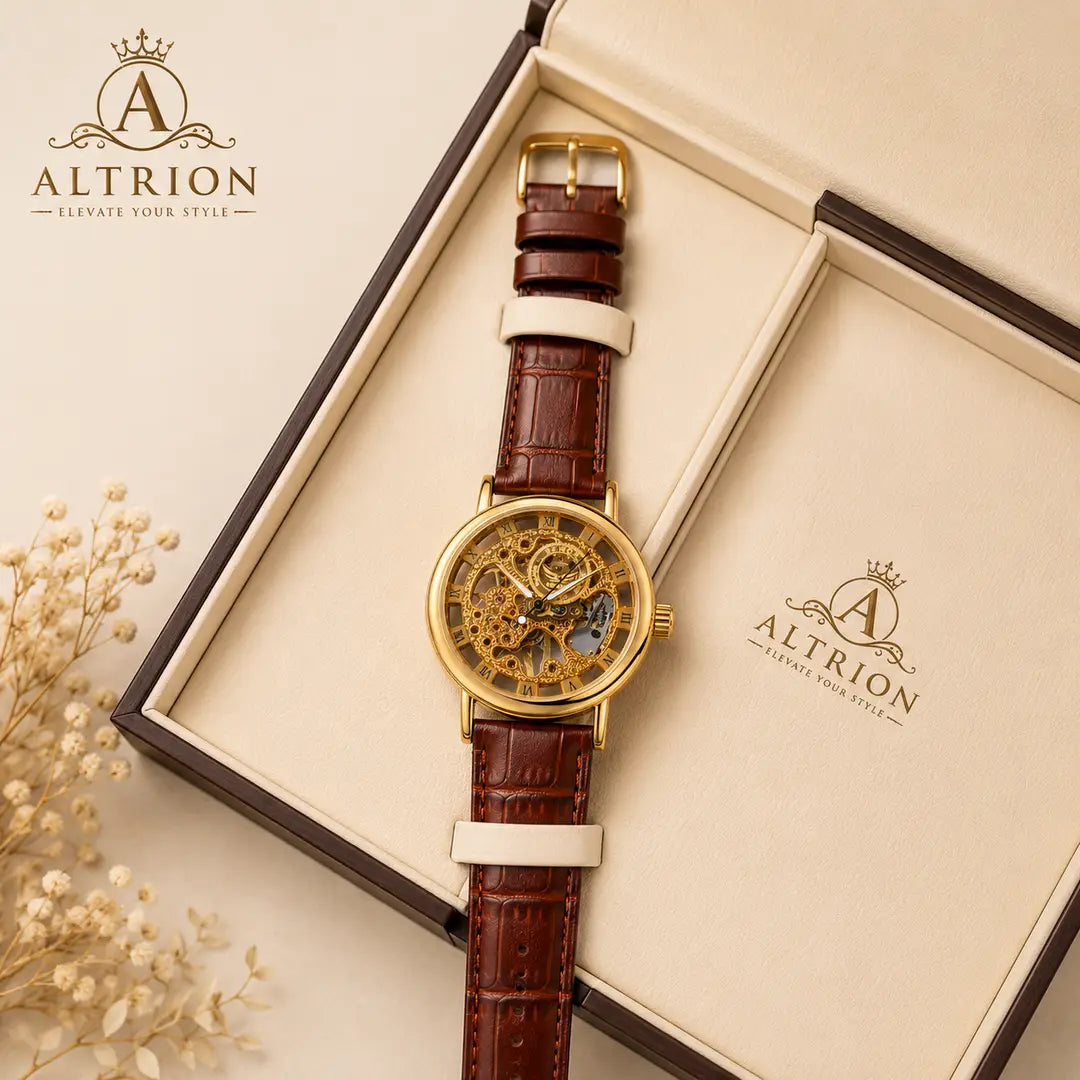 •  Material: Leather
•  Pattern: Textured Strap
•  Gender: Men's, Unisex
•  Watch Case Shape: Round
•  Display Format: 12-Hour Format
•  Product Feature: Comfortable Daily Wear, Skin Friendly Strap, Lightweight Design
•  Width: Cm
•  Number Of Pieces: 1 P